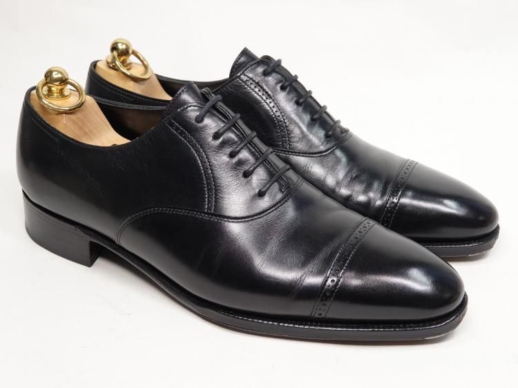 894 / 1211 美品 ジョンロブ フィリップ2 ブラック カーフ 6.5E