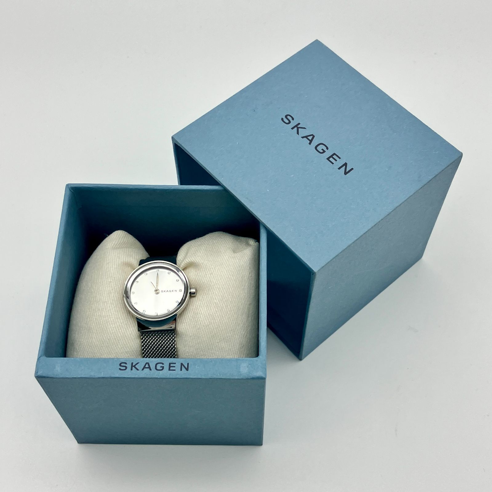 中古】スカーゲン SKAGEN FREJA 腕時計 SKW2715 シルバー メッシュ
