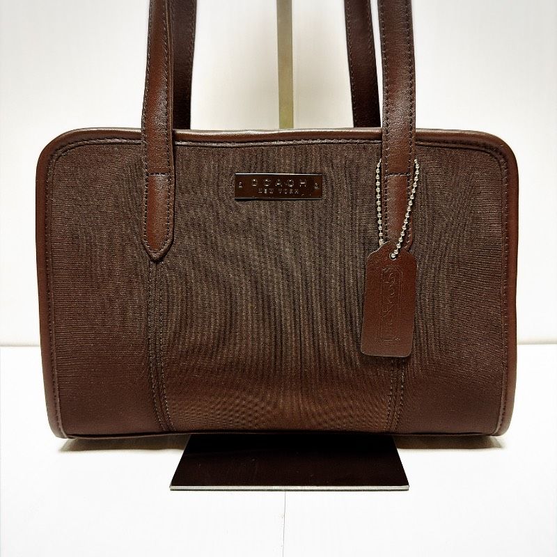 【美品】COACH オールドコーチ　ブラウン　ハンドバッグ　レザー　 y2k y2k/90's】OLD COACH オールドコーチ shoulder bag ショルダーバッグ