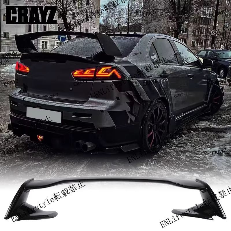 新品】三菱 ランサーエボリューションX ランエボX グロスブラック塗装