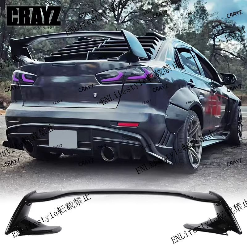 新品】三菱 ランサーエボリューションX ランエボX グロスブラック塗装