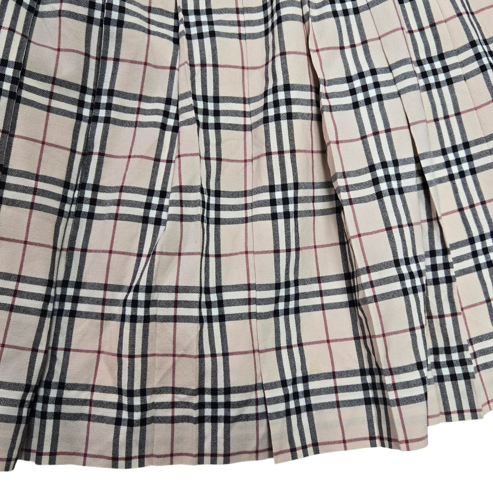 ◇ BURBERRY バーバリー プリーツ スカート サイズ160A ベージュ ノバ