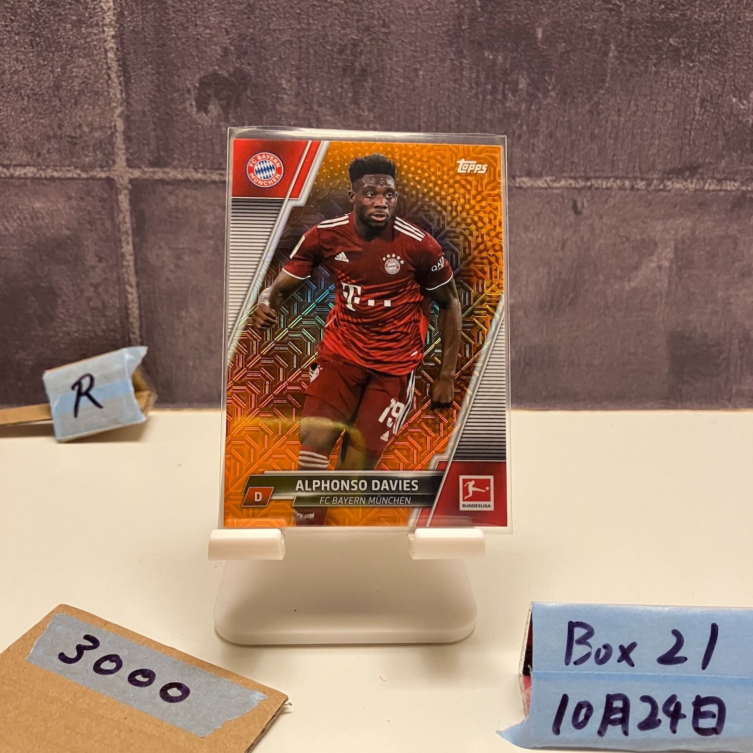 2022 Topps Chrome Alphonso Davies 14/25 FC Bayern Munchen