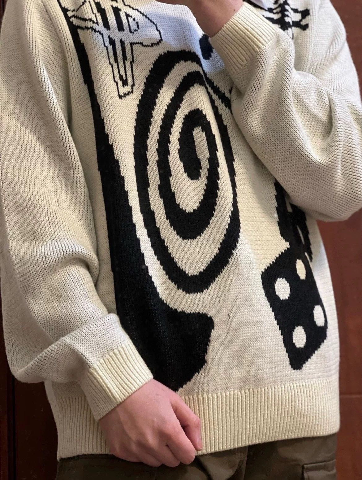 限定・新品未使用】Stussy 2025 クラシックモデル ウールニット ダイス