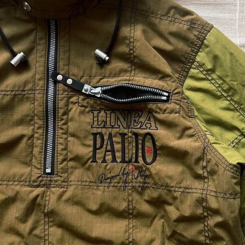 90s vintage ヴィンテージ古着 ギミックアノラック 配色切り替え プル