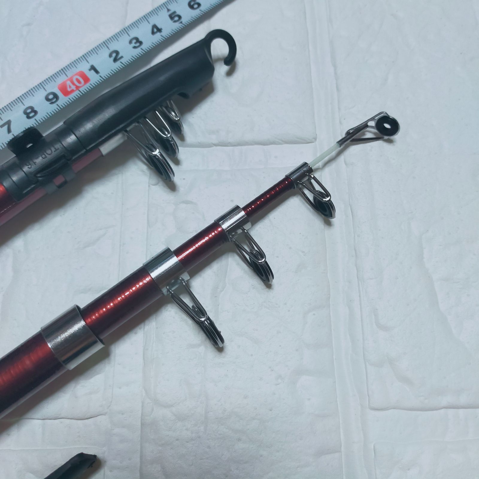 ⭐️今だけの予約販売限定価格⭐️1.8mのコンパクトロッドとリール(糸 