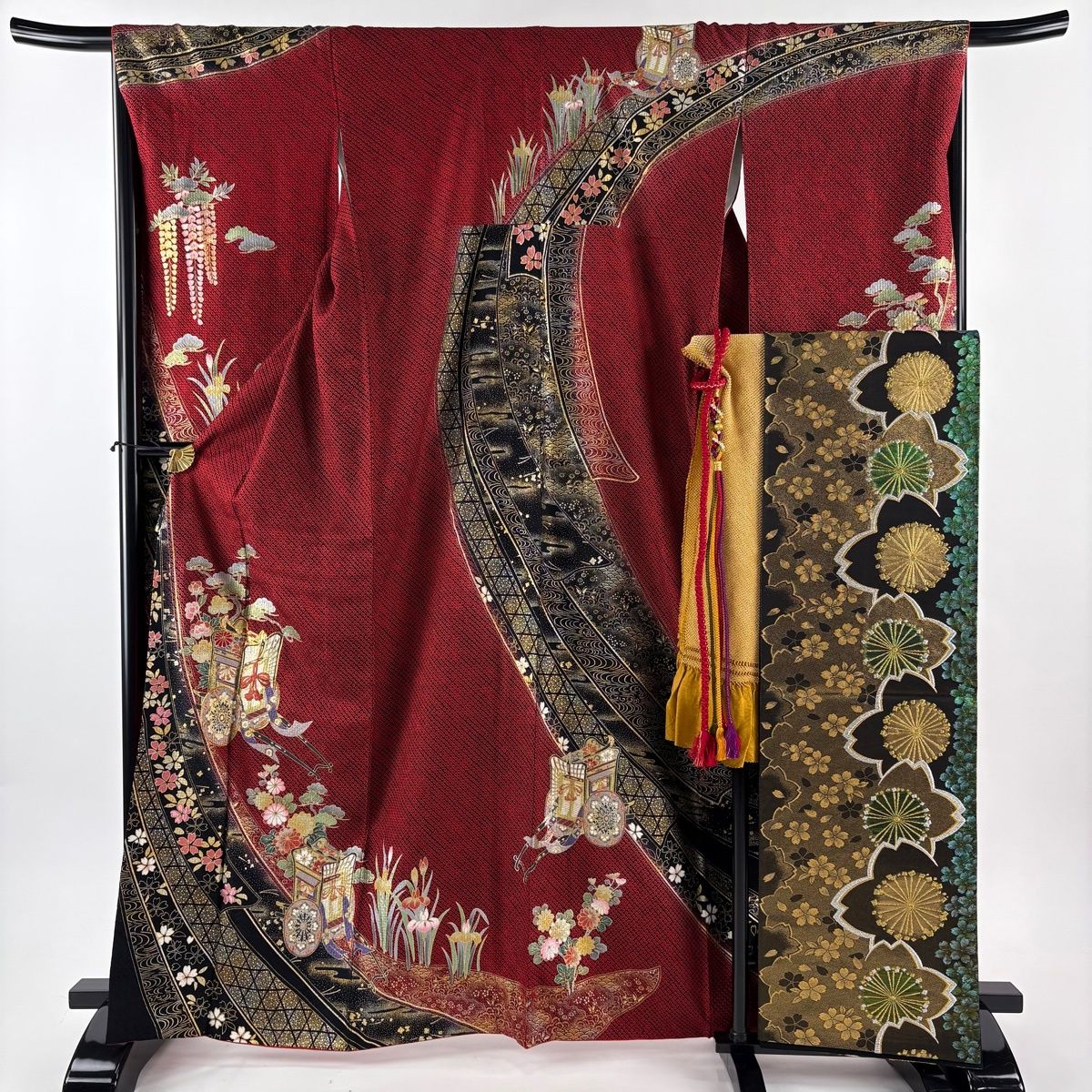 ⚫︎mk-1015 振袖　身丈165 裄丈68.5 1-7 ⚫︎mk-1015 振袖 身丈165 裄丈68.5 1-7 【公式通販】