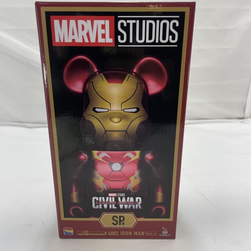 中古】開封)SUNNY SIDE UP Happyくじ SP賞 BE@RBRICK 400％ アイアン