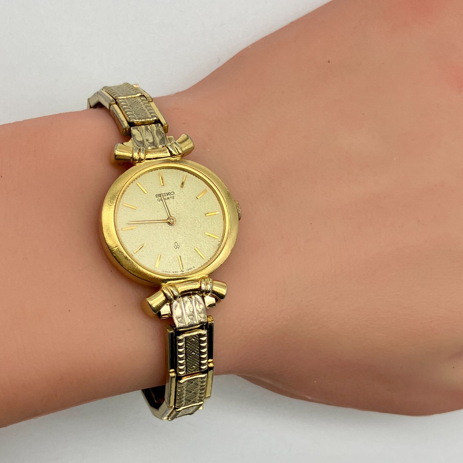 中古】セイコー SEIKO 腕時計 レディース クォーツ 1400-0360 バングル