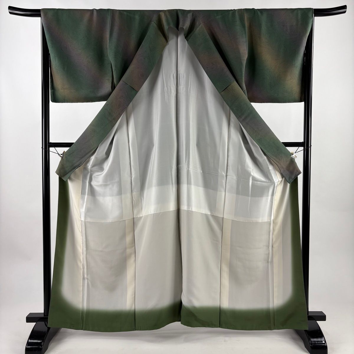 ＊美品＊ 小紋　単衣　現代の名工　薗部正典　墨流し　格子　源氏香　※匿名配送 楽天市場】小紋 墨流しの通販 ＊美品＊ 小紋 単衣 現代の名工