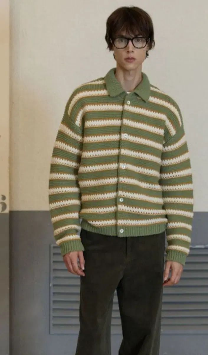 STUOFFICE ニット カーディガン L