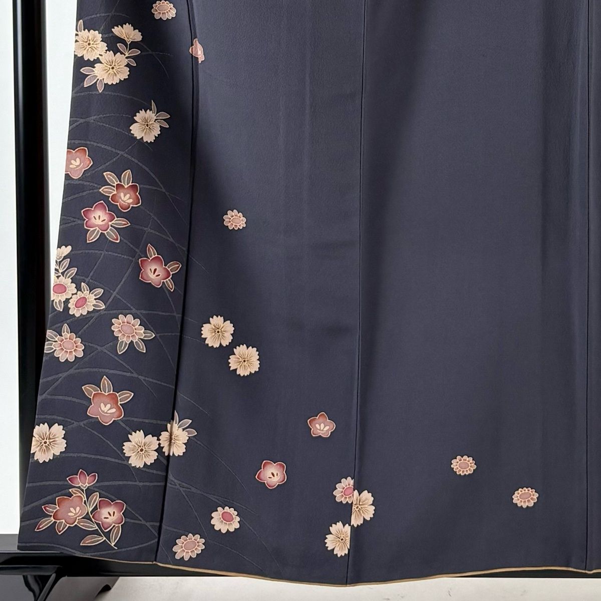 美品】 付下げ 身丈158.5cm 裄丈63cm S 袷 こむさでもーど 落款 桜