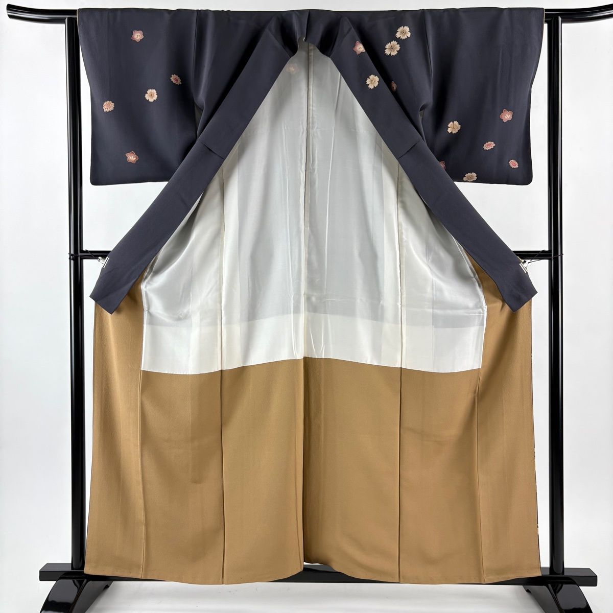 美品】 付下げ 身丈158.5cm 裄丈63cm S 袷 こむさでもーど 落款 桜