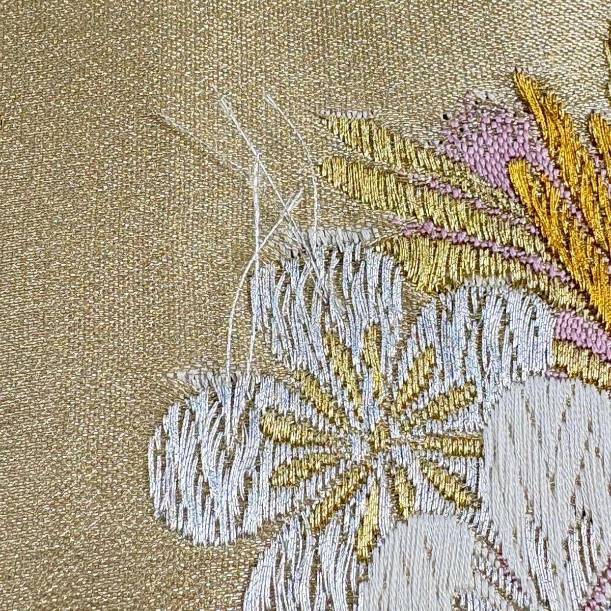 袋帯　松菱　銀糸　唐織　金糸　着物　091tz 袋帯 松菱 銀糸 唐織 金糸 着物 091tz 袋帯 松菱 銀糸 唐織 金糸 着物