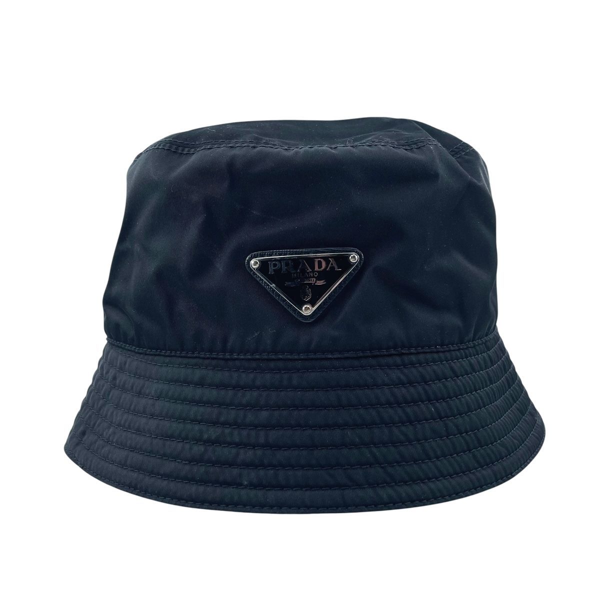 PRADA プラダ Re-Nylon バケットハット Lサイズ 公式通販 【中古