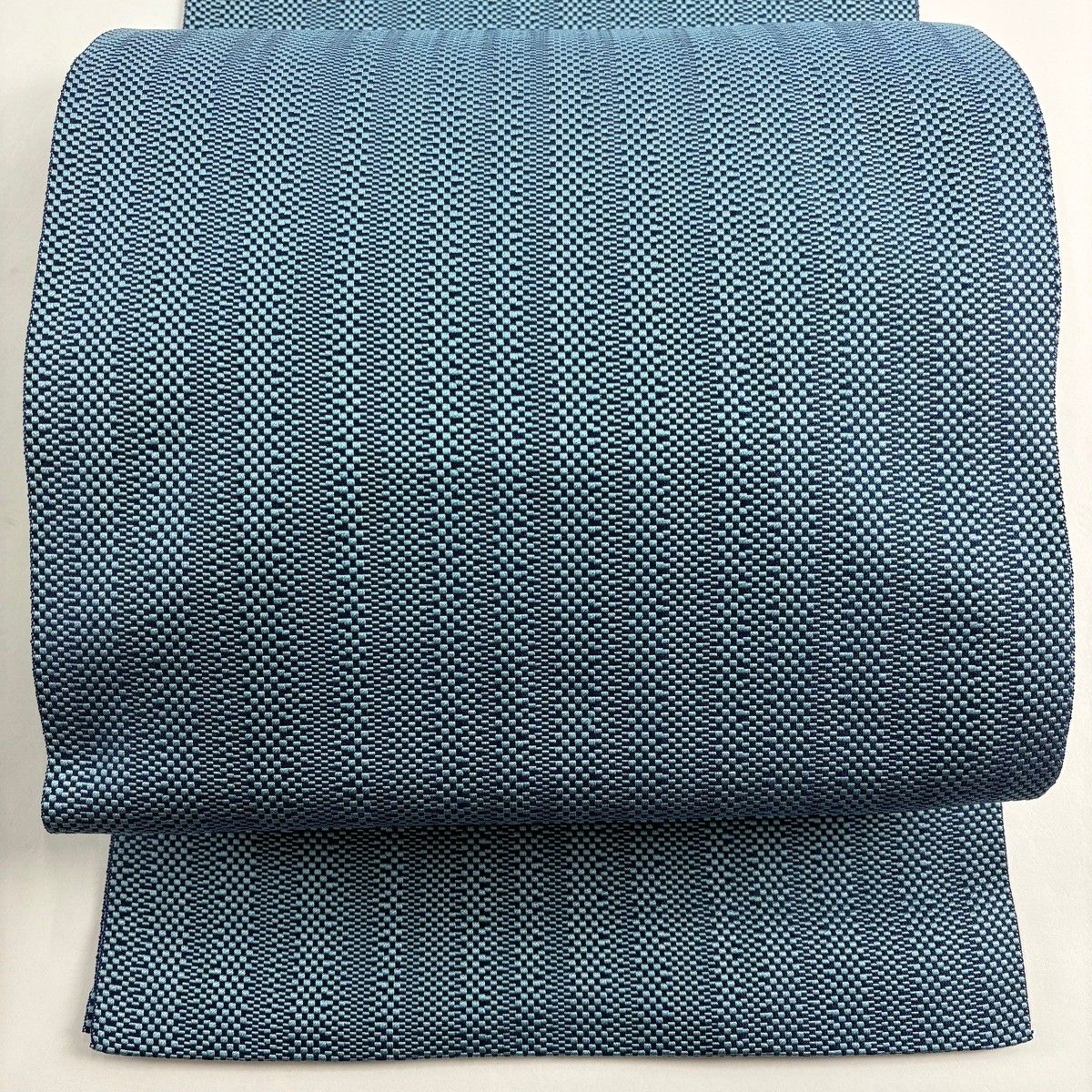 美品】 名古屋帯 秀品 証紙 八寸名古屋帯 博多織 草木染 幾何学模様