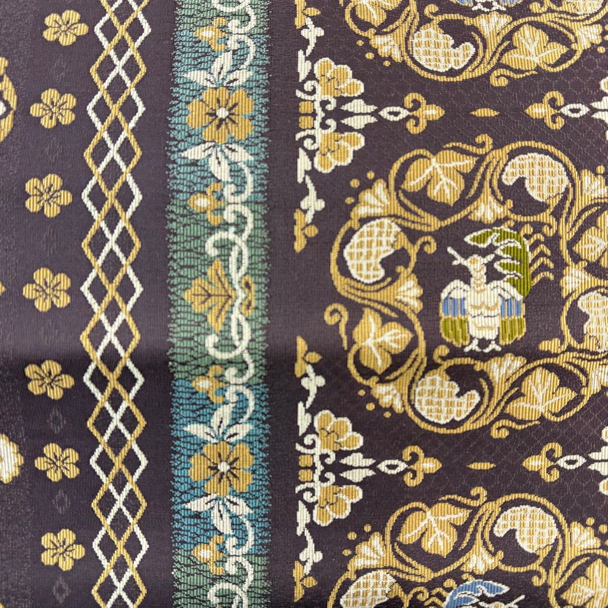 410my27◆草木染 葡萄唐草 袋帯 金通し 六通◆美品 410my27◇草木染 葡萄唐草 袋帯 金通し 六通◇美品 - メルカリ