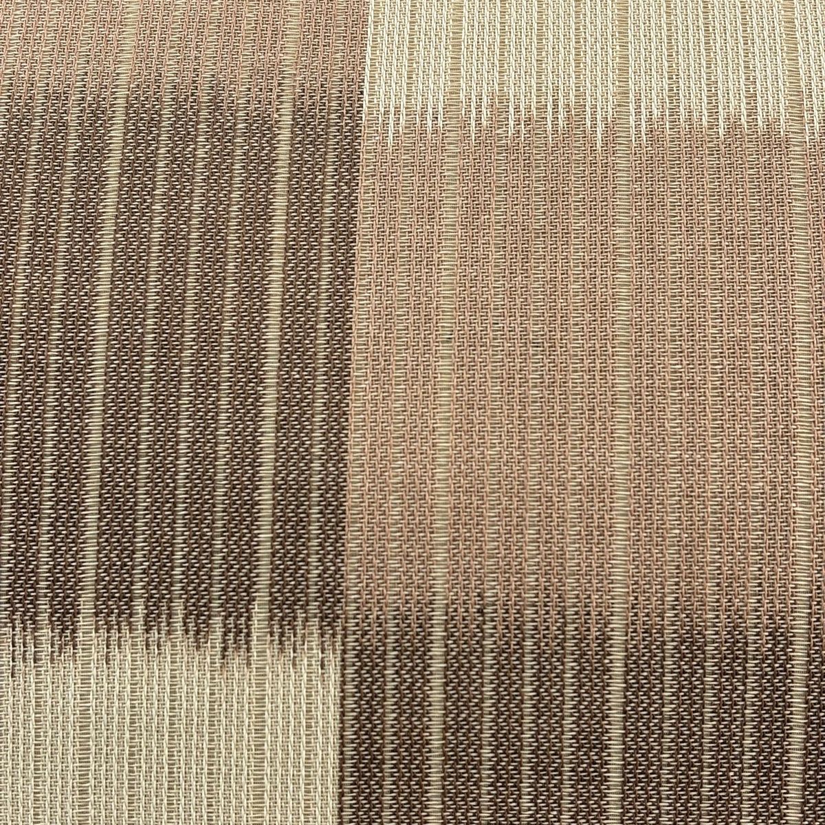 美品】 名古屋帯 名品 八寸名古屋帯 松葉仕立て 諸紙布柿渋帯 夏帯