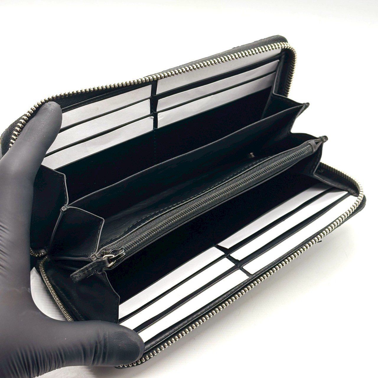 GUCCI 長財布 ラウンドファスナー シェリーライン GGスプリーム 付属品有 何も語らず、伝わる】 GUCCI グッチ 長財布 8カード ラウンド