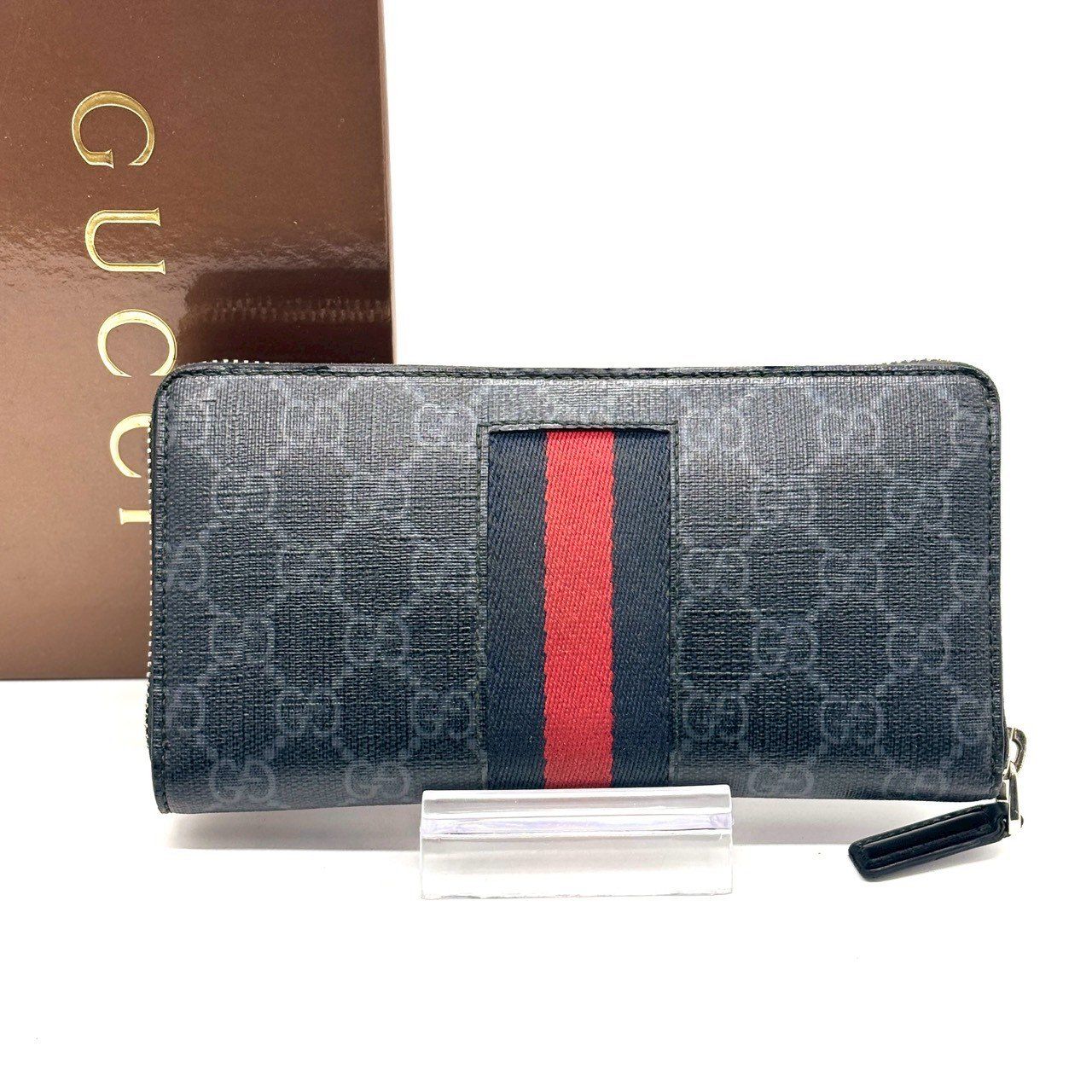 グッチ GUCCI メンズ 長財布 ニューウェブ シェリーラインGGスプリーム グッチ GUCCI メンズ 長財布 ニューウェブ シェリーラインGGスプリーム