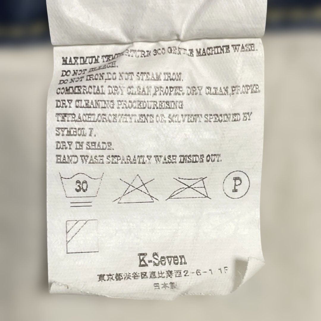 TENDERLOIN W34（実寸約89cm） シンチバック ボタンフライ 濃紺 日本製