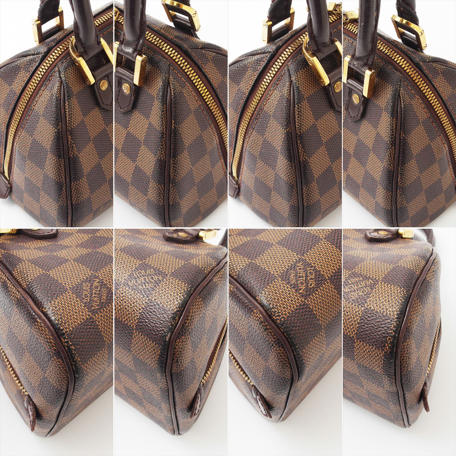 美品】 ルイヴィトン ダミエ リベラ ミニ ハンドバッグ ブラウン