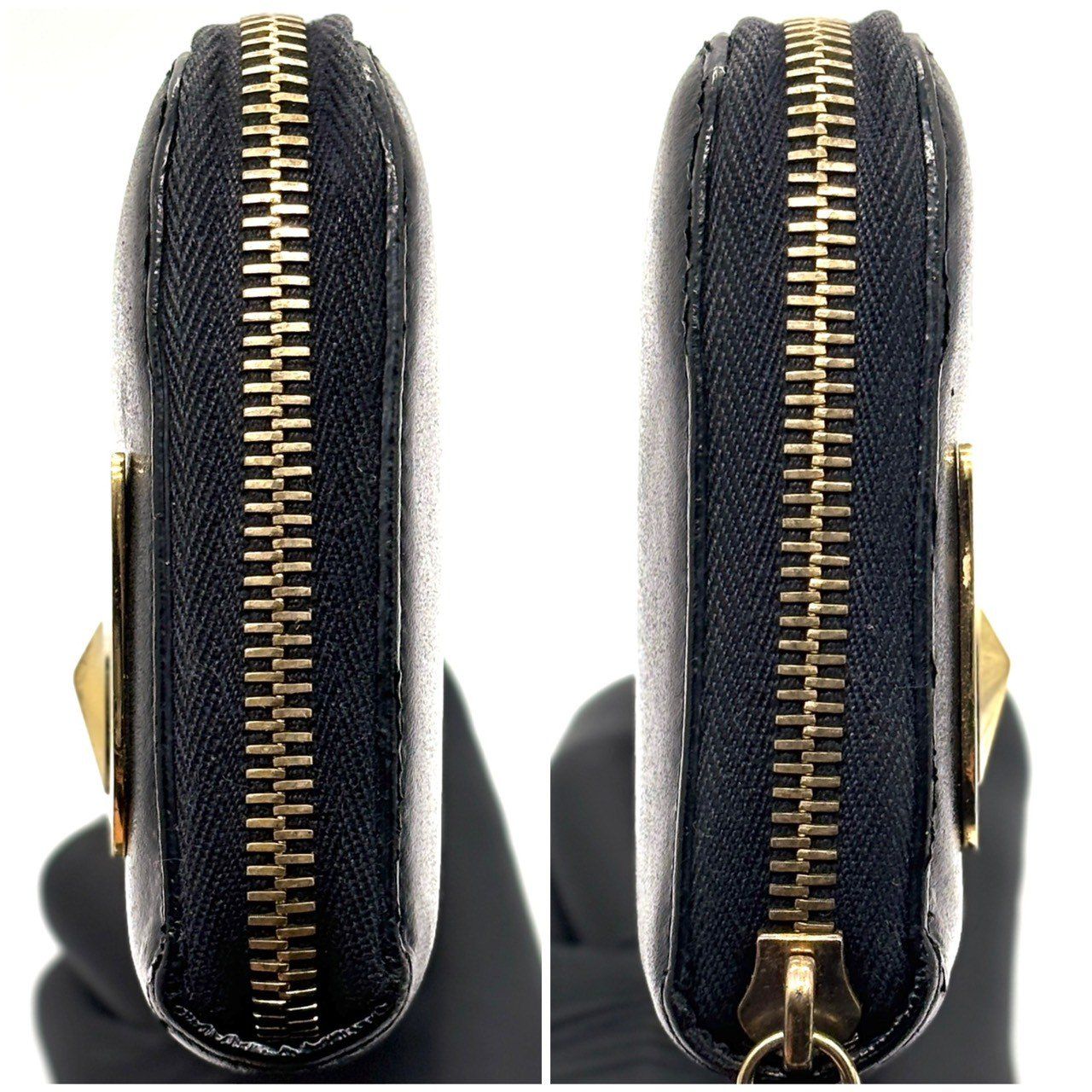 モードな存在感✨ FENDI フェンディ バグズアイ モンスター 長財布