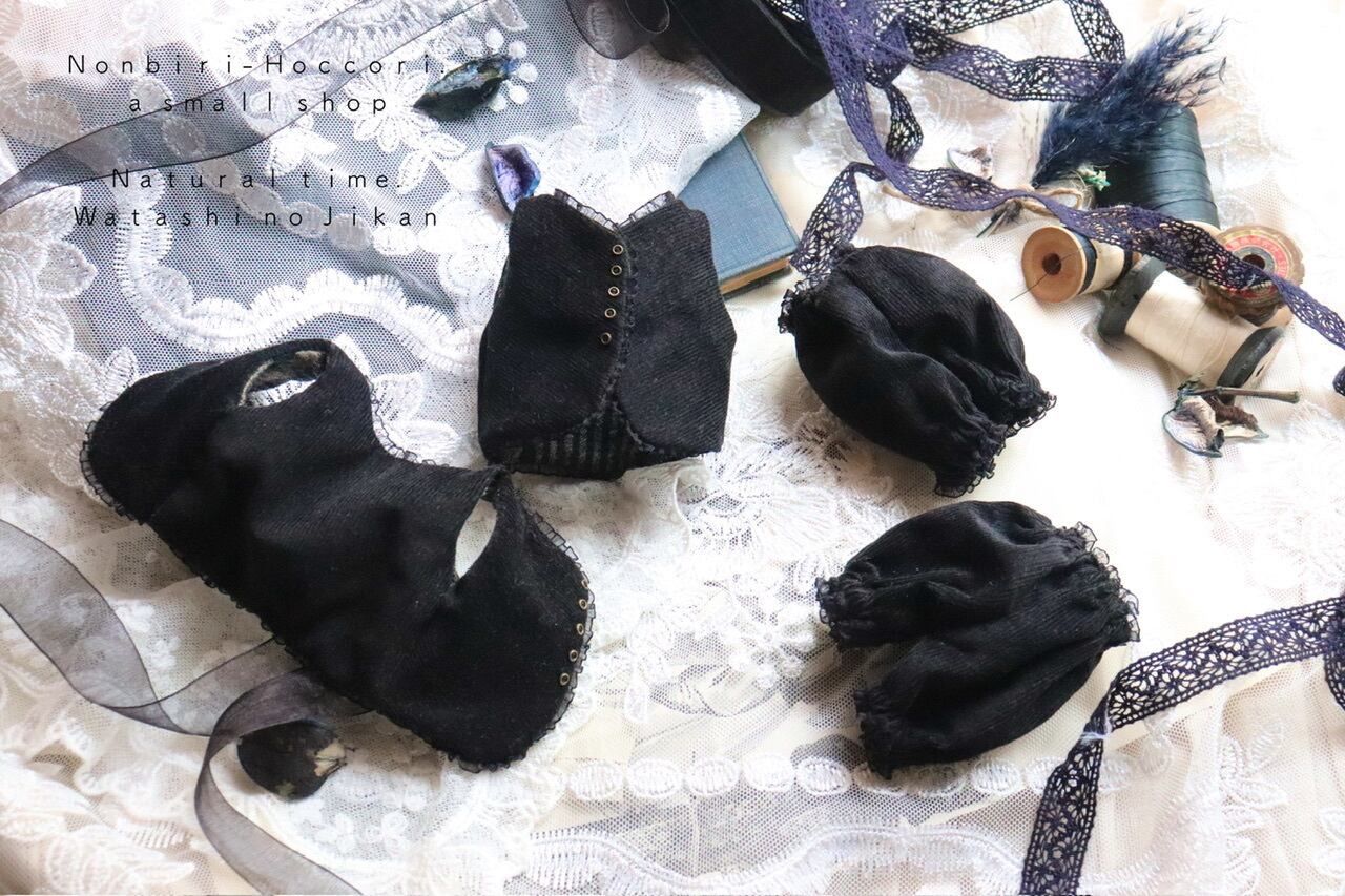 No.A183 ブライス blythe モンストドール ベストとパンツのset アウトフィット