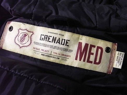 sizeM☆良品☆グレネード GRENADE スノーボードウェア メルトン生地 グレネード GRENADE スノーボードウェア ジャケット メルトン生地