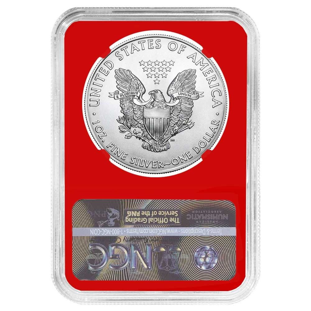 2021年 (W) $1 タイプ1 アメリカンシルバーイーグル NGC MS70 FDI ALS