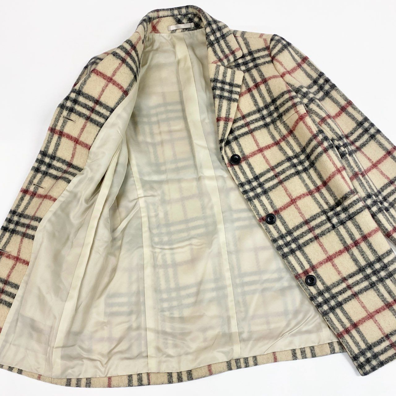 BURBERRY LONDON バーバリー チェック柄 ウールコート 13号 BURBERRY（バーバリー） ポンチョ Vintage Check Hooded Cape 8066993
