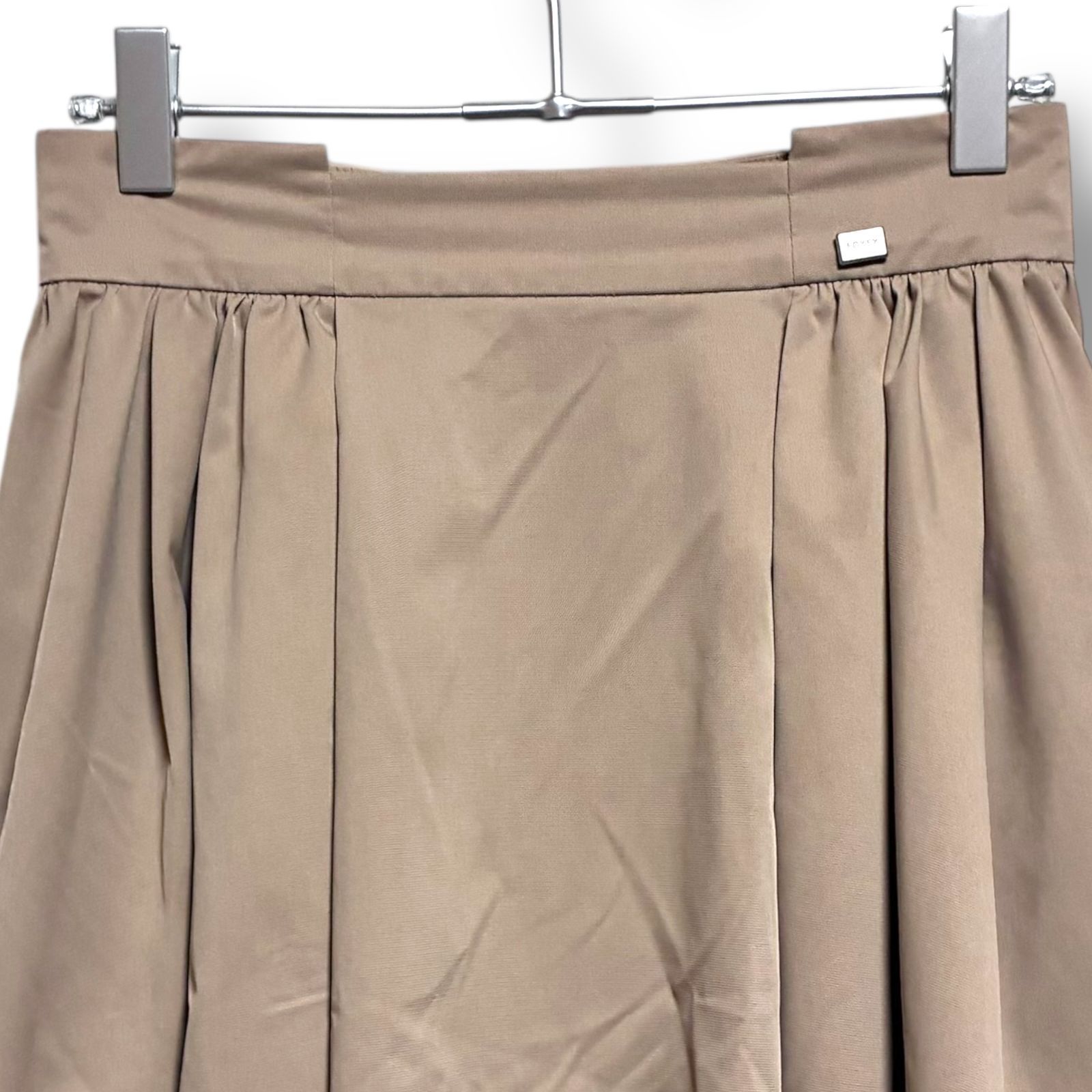 FOXEY NEW YORK フォクシーニューヨーク ベージュ フレアスカート