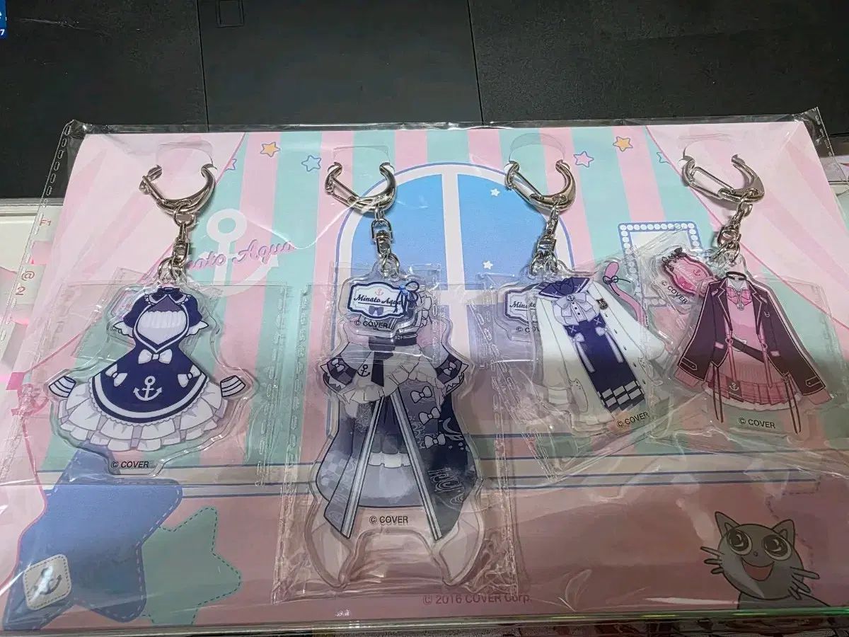 hololive 湊 友希那 アクア 衣装 キーホルダー