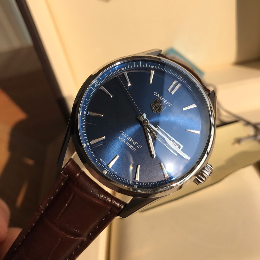 新品】TAG Heuer カレラ WAR201E.FC6291 ブルー文字盤 自動巻き 41mm 