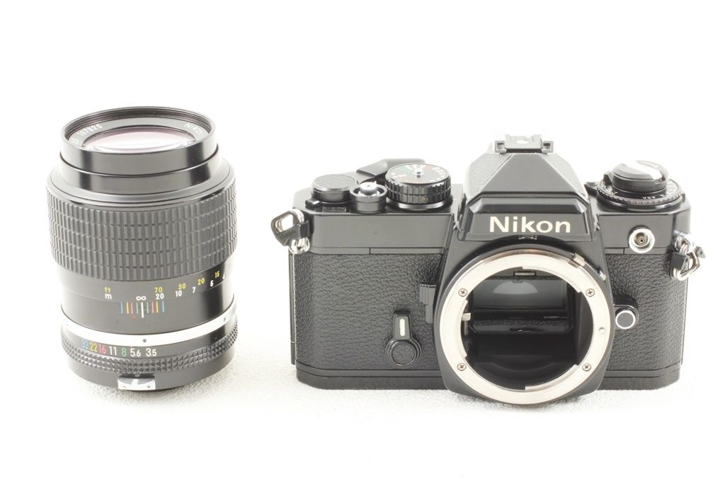ジャンク品Nikon ニコン FE レンズ付き 一眼レフ フィルム カメラ
