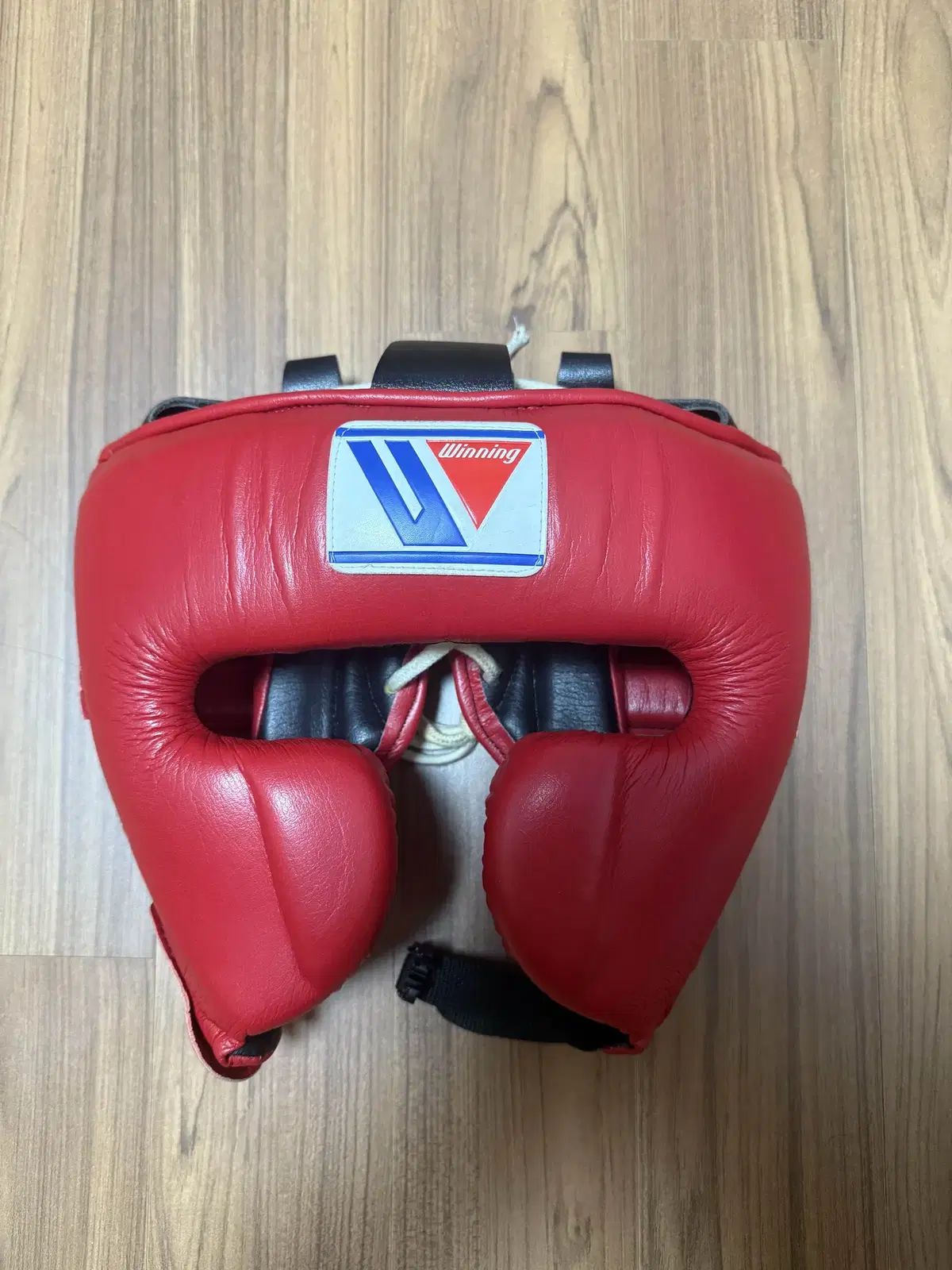 ウィニング T字 ボクシング ヘッドギア M サイズ レッド - メルカリ