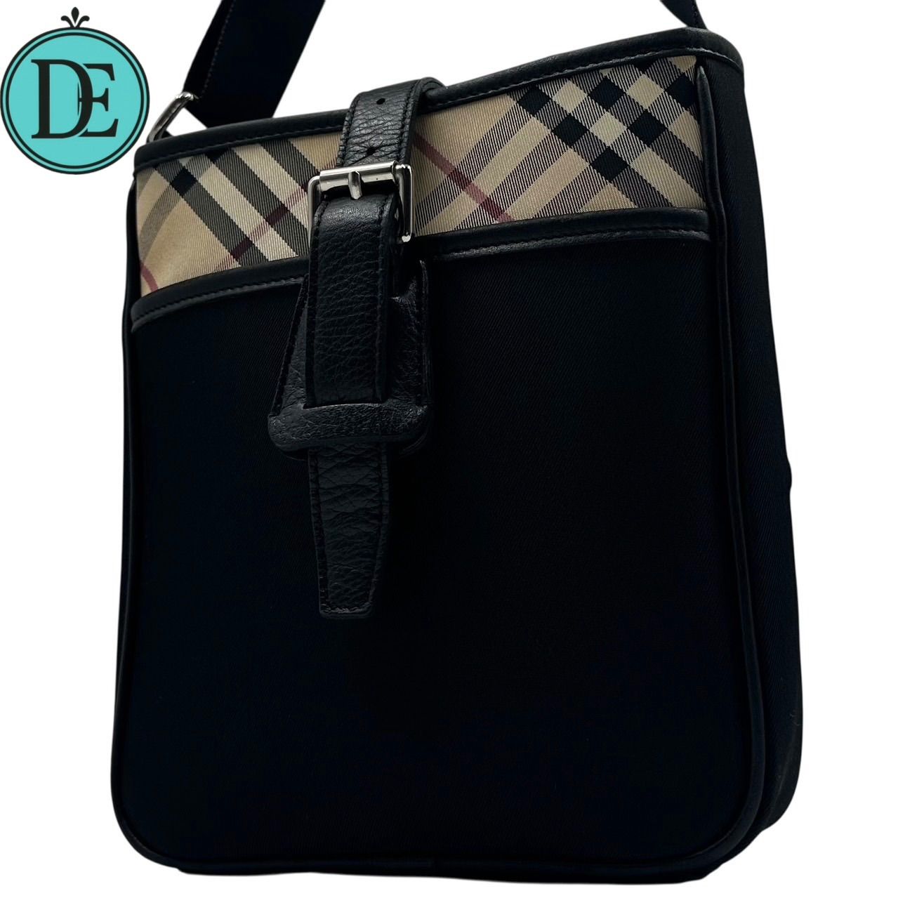 良品✨Burberry バーバリー ショルダーバッグ ノバチェック クロス 