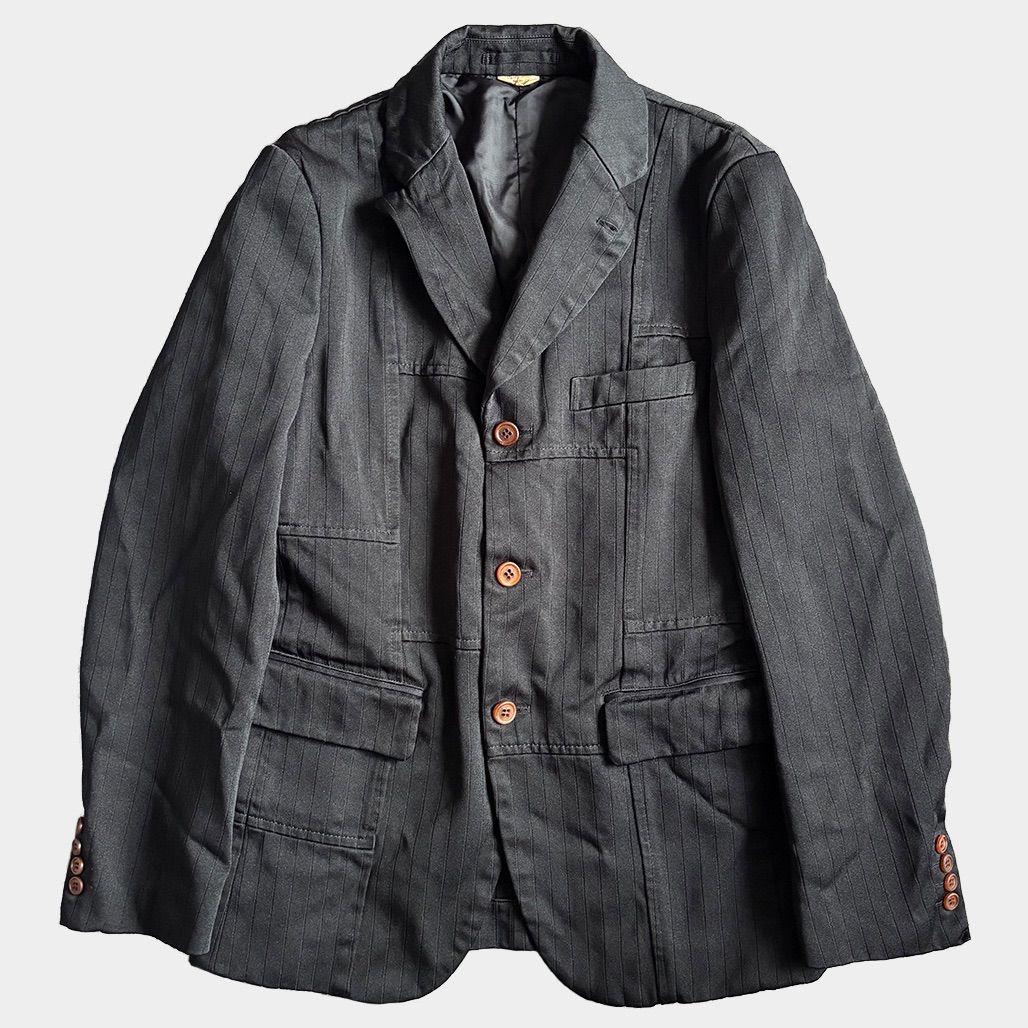 コムデギャルソンオムドゥ テーラードジャケット AD2024 パッチワーク 2B コムデギャルソンオムドゥ テーラードジャケット AD2024 パッチワーク