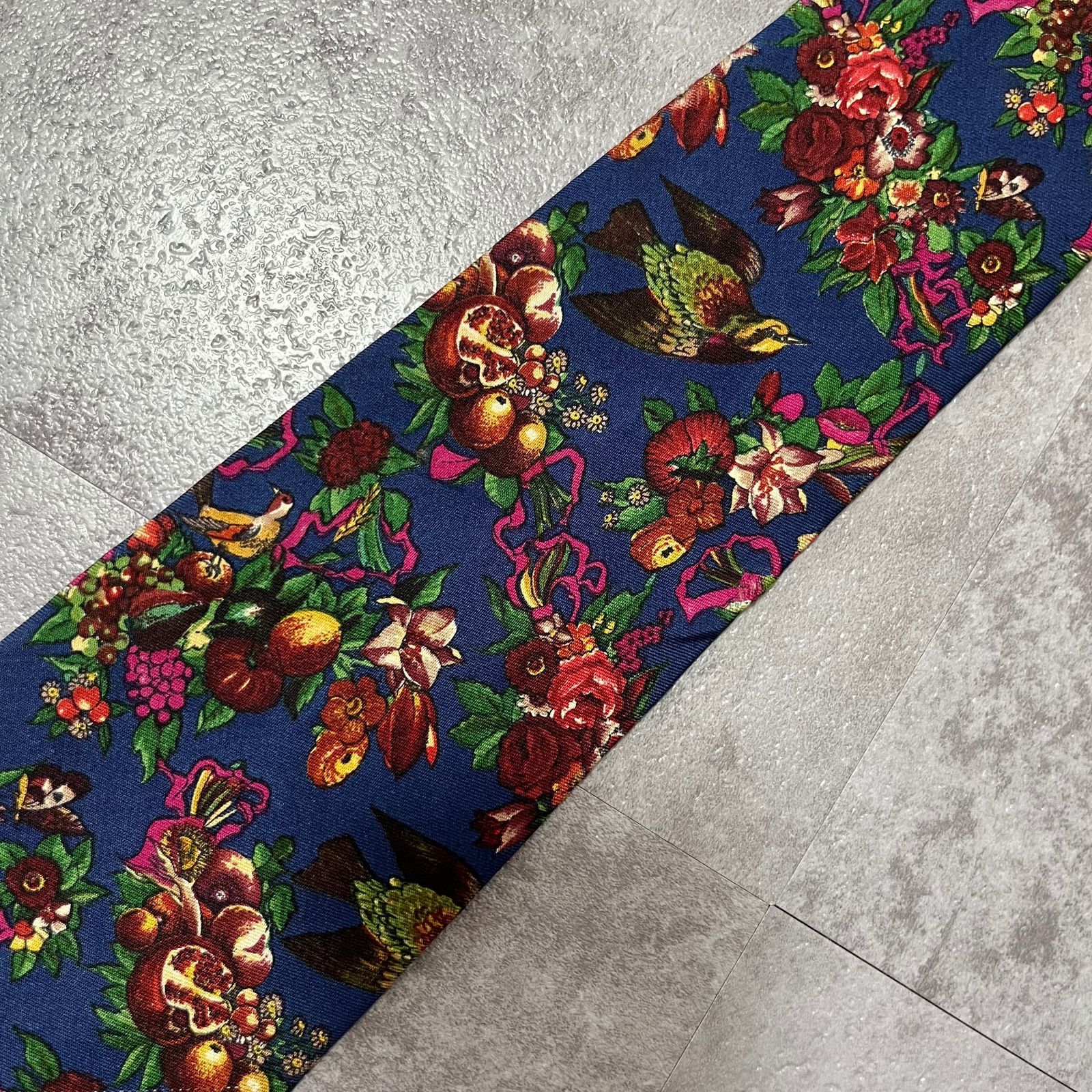 Paul Smith】花柄ネクタイ ブルー マルチカラー - メルカリ