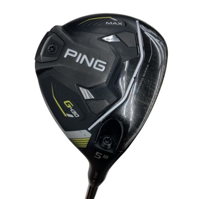 人気SALE，得価 【中古】 ピン G430 MAX 5W フェアウェイウッド FW ALTA J CB BLACK(FW) (フレックスR) メンズ 男性用 右利き 右用 Cランク ゴルフクラブ フェアウェイウッド