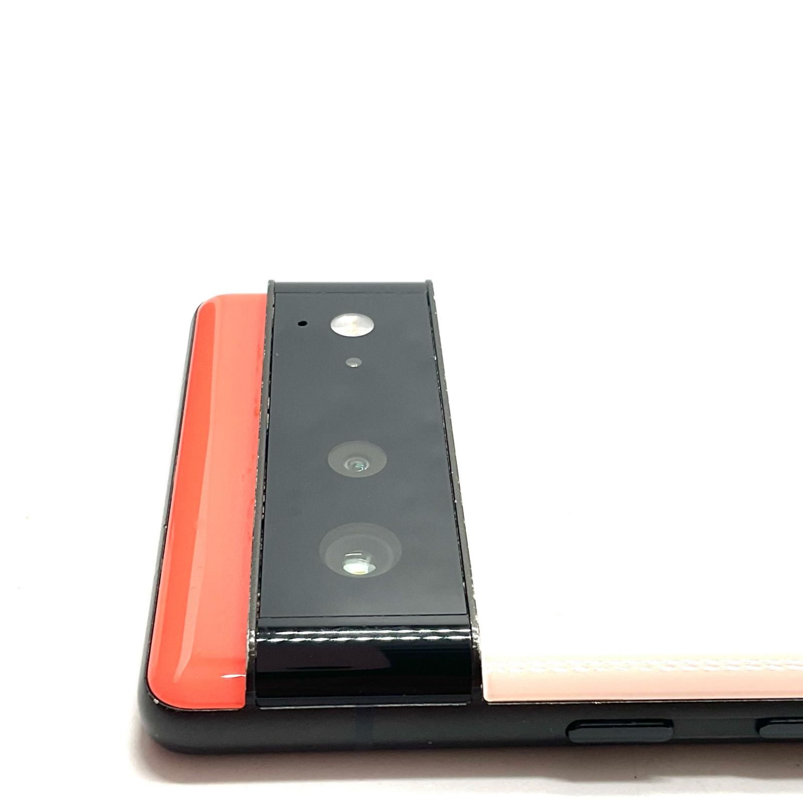 Google Pixel 6 128GB オレンジ SIMフリー 白ロム 動作確認済【全額