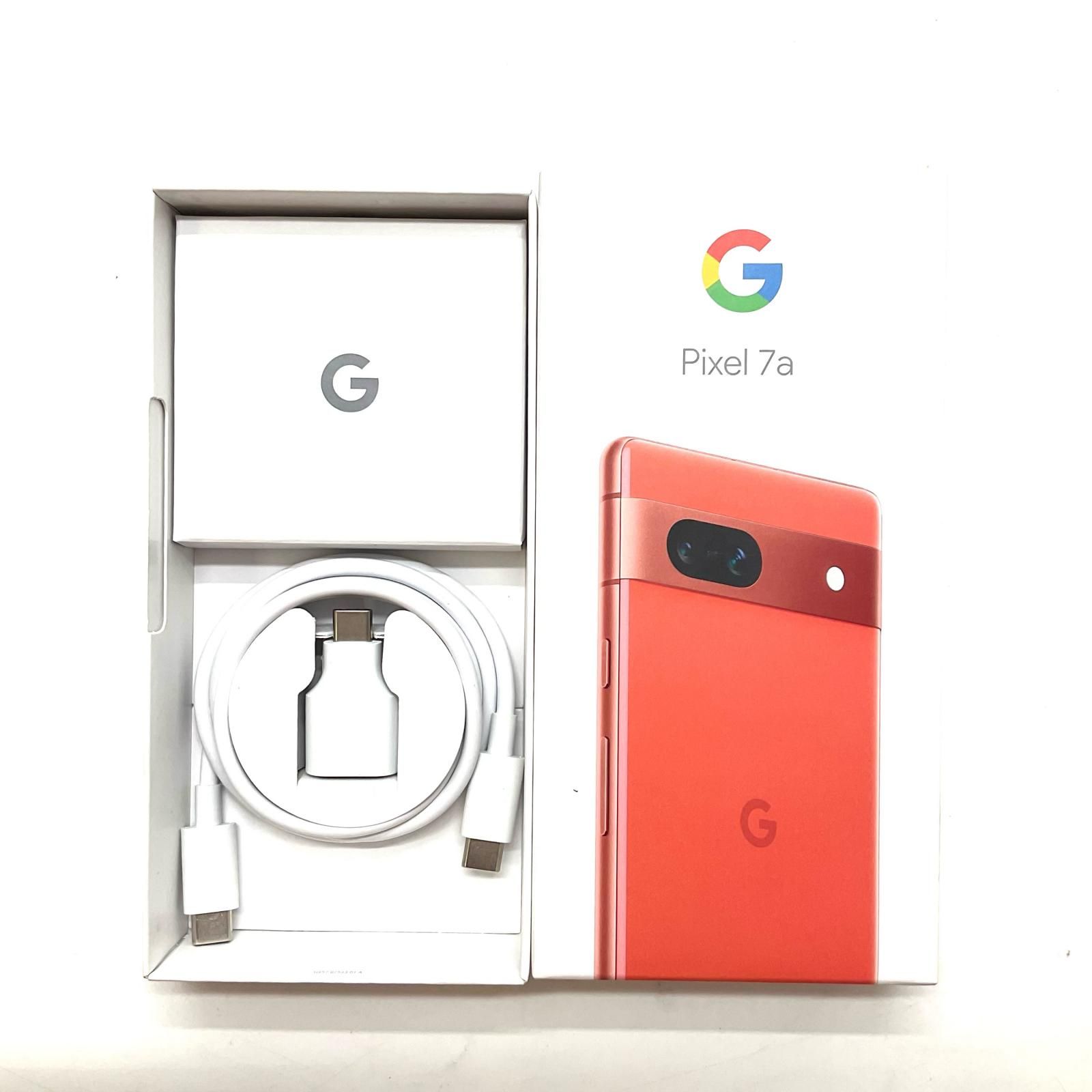 Google Pixel 7a 128GB Coral SIMフリー G82U8 白ロム 動作確認済