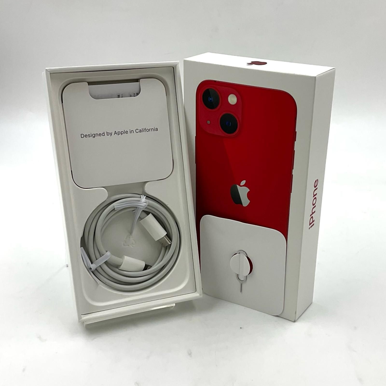iPhone 13 mini RED 128GB 箱 付属品 iPhone 13 mini 128GB レッド RED