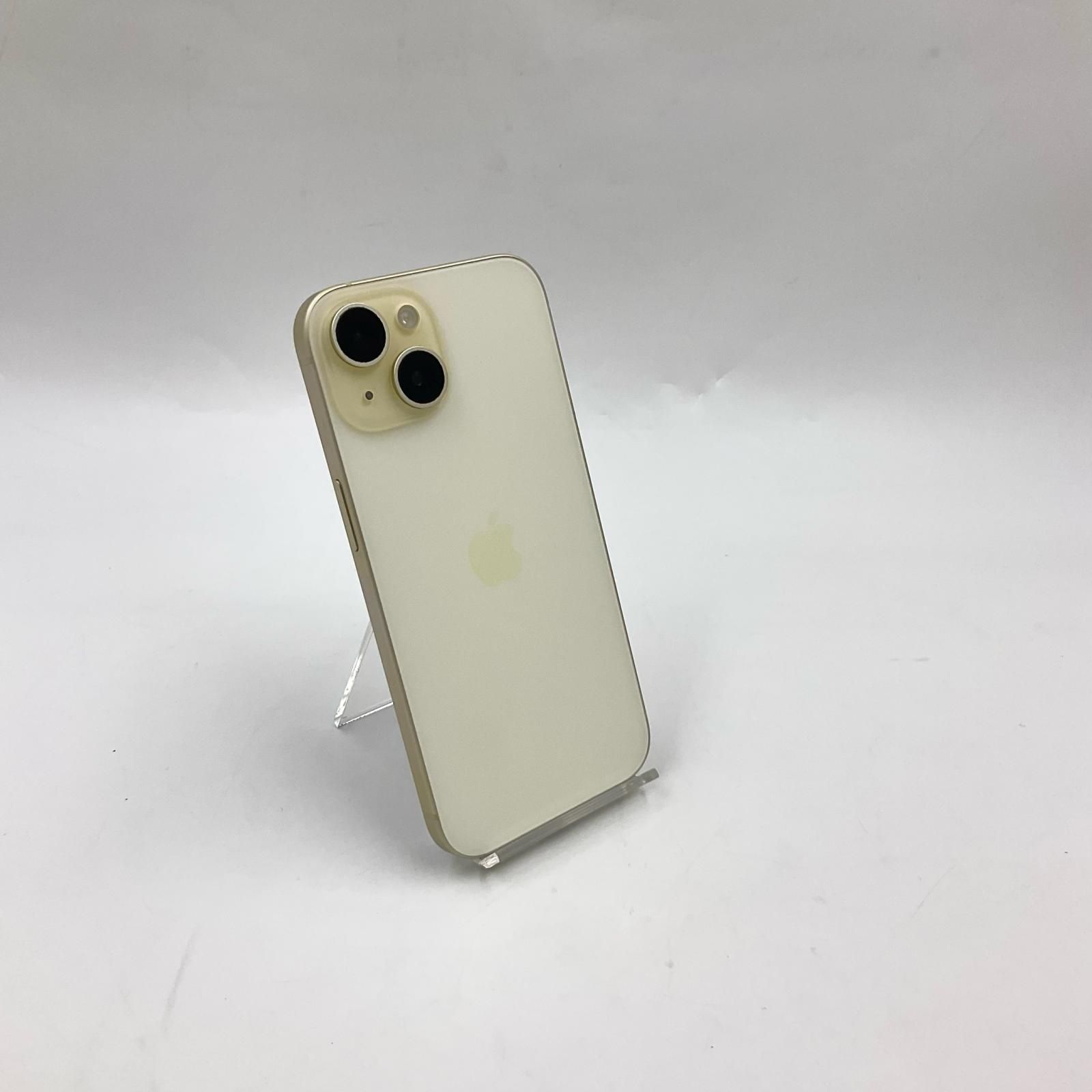 iPhone 15 256GB イエロー SIMフリー 動作確認済 89%【全額返金保証