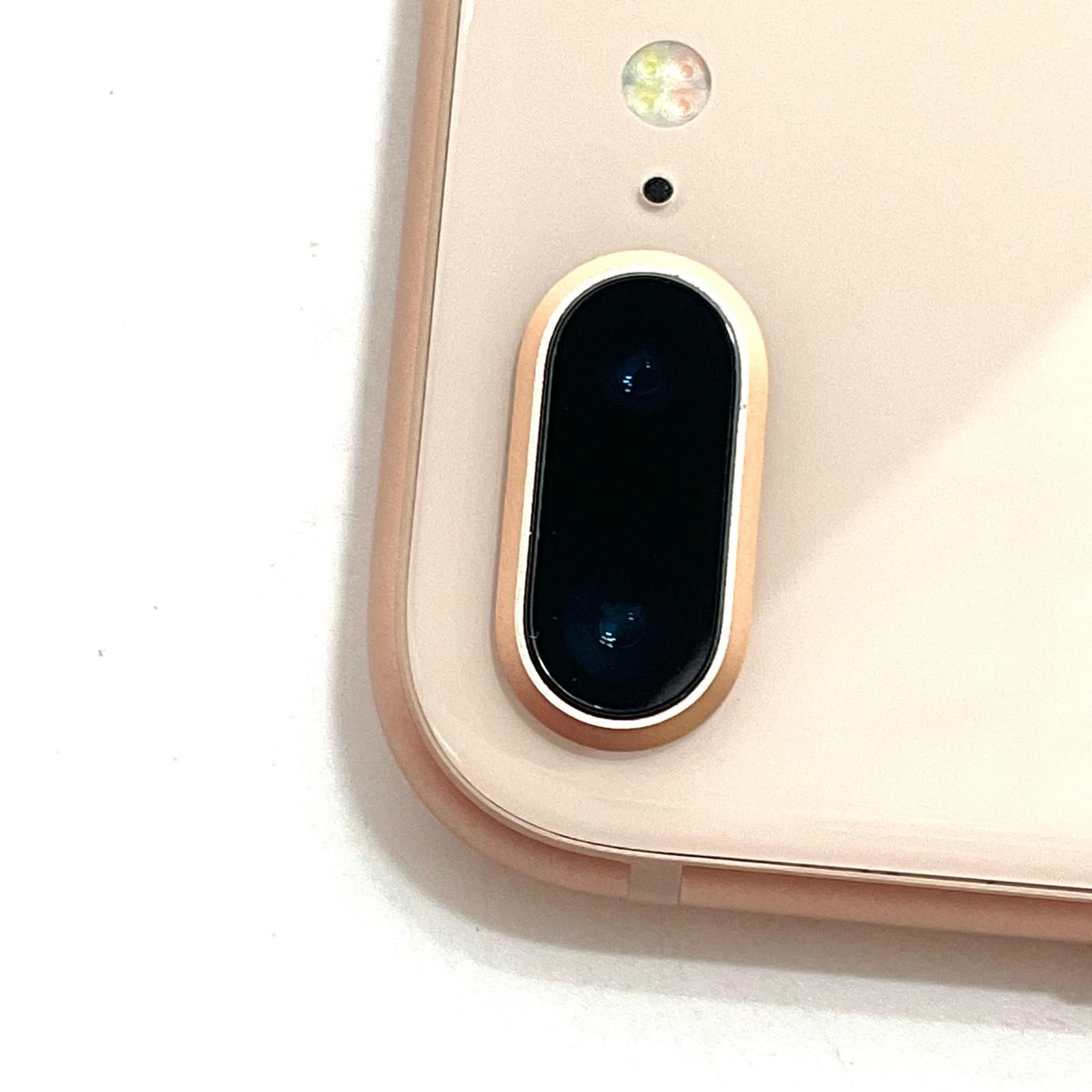 iPhone 8 Plus 128GB ゴールド SIMフリー 白ロム 動作確認済 74%【全額 