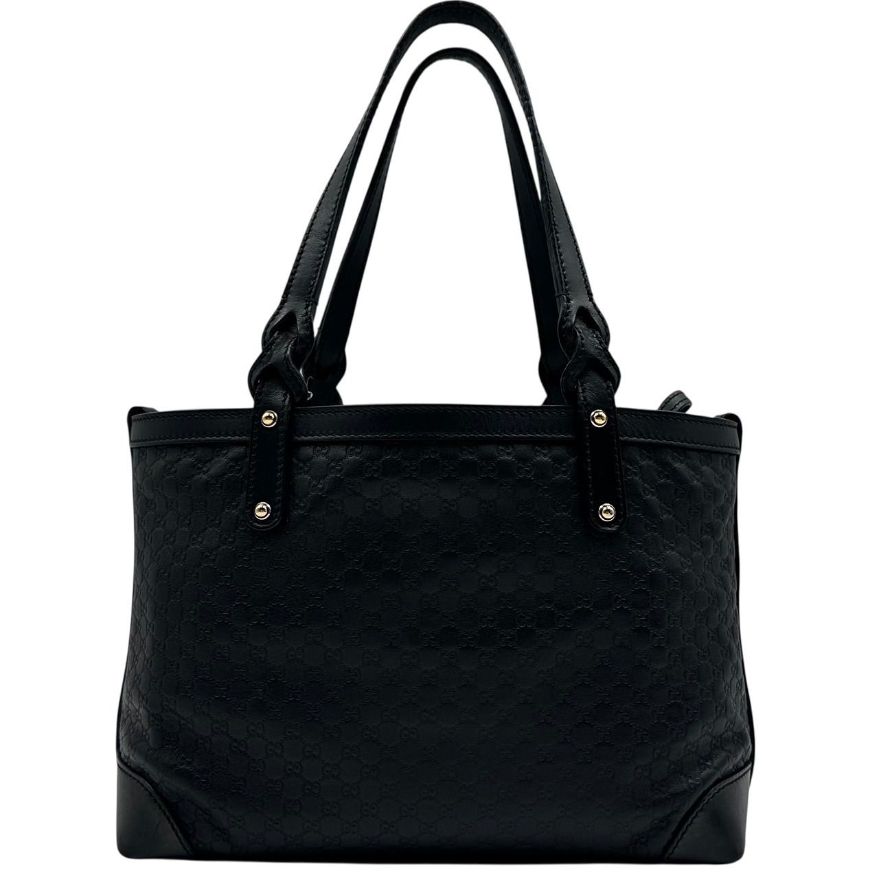 GUCCI グッチ トートバッグ ハンドバッグ シマレザー マイクロGG 