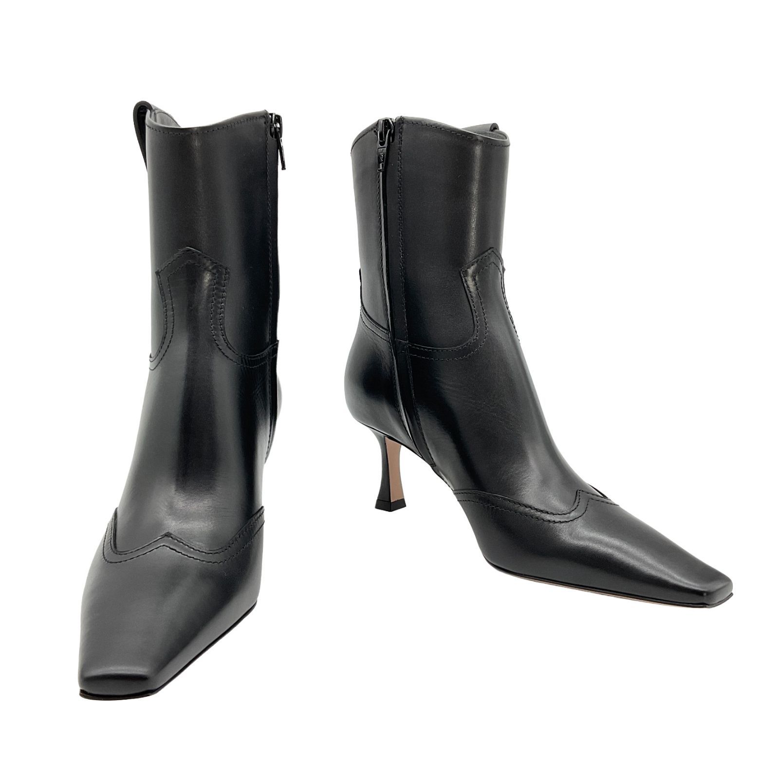 未使用 PELLICO ペリーコ 7598 DAMA 65 TR ウィングチップサイドジップ