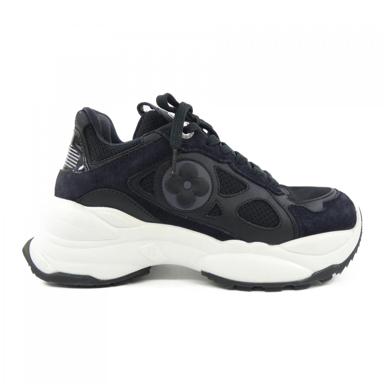 美品　ルイヴィトン ラン55ライン モノグラム　スニーカー　38 極美品 LOUIS VUITTON ラインスニーカー ラン55 モノグラム 楽天市場