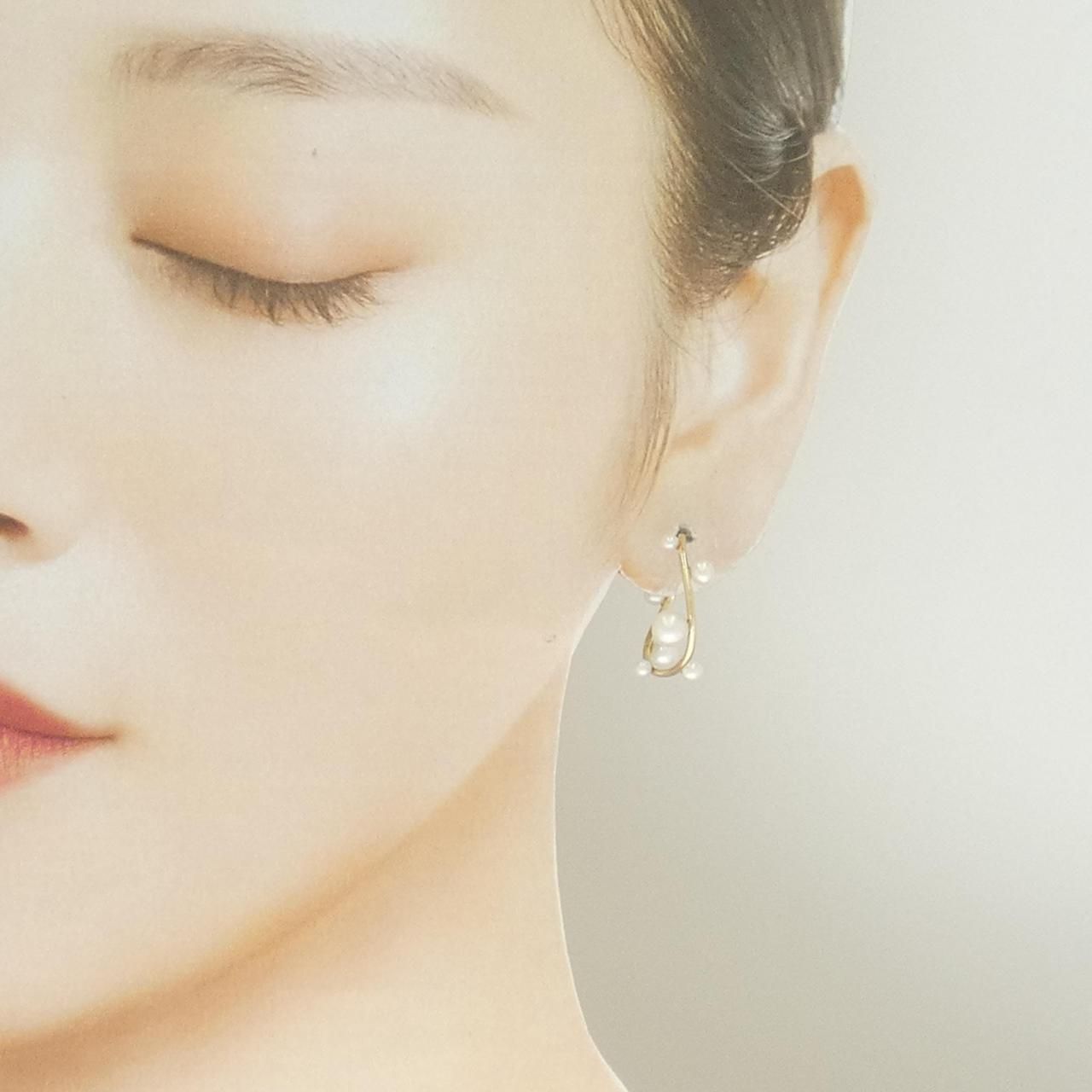 サマンサティアラ 淡水パール ピアス - メルカリ