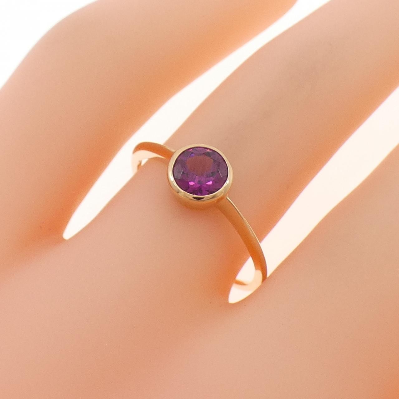 中古　agete　ガーネット14金リング　11号 中古 agete ガーネット14金リング 11号 - アクセサリーオリジナル